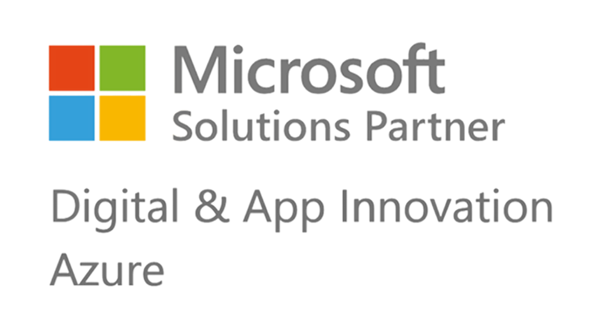 Microsoft Solutions Partner badge for Digital & App Innovation with Azure