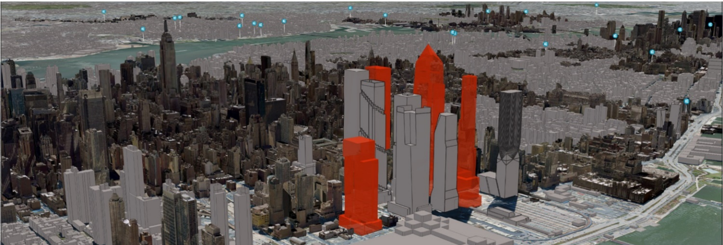 Screenshot of PRISM digital twin developed by Cushman and Wakefield in collaboration with Blue Raster