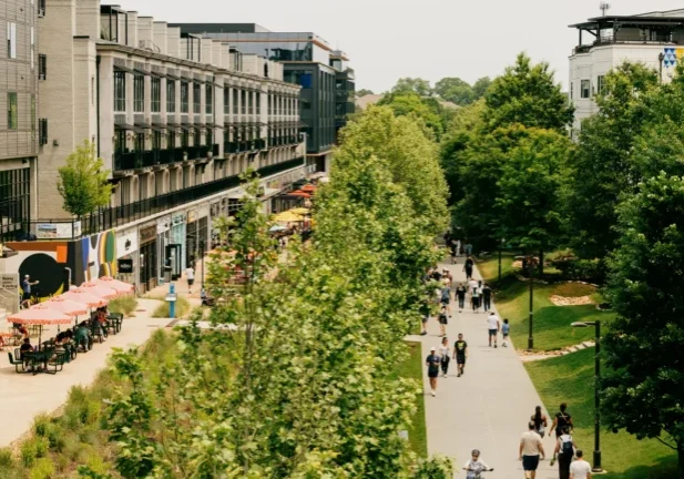 The Atlanta BeltLine Eastside Trail, a reimagined former railway corridor in Georgia that now serves as a popular mixed-use public space