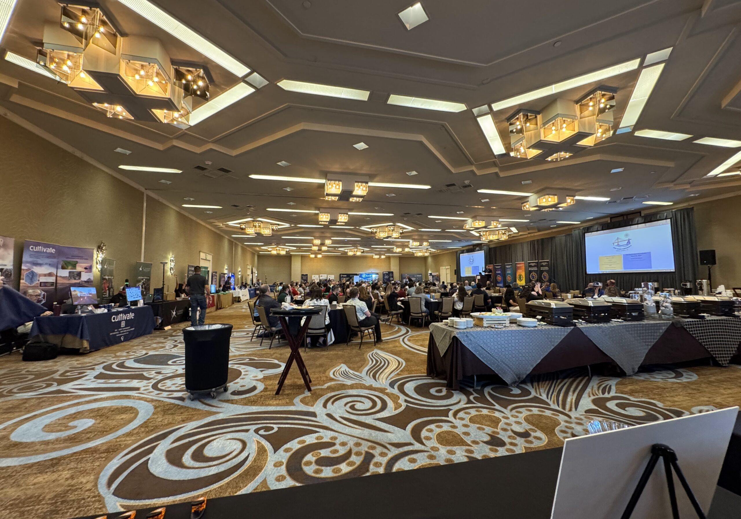 Wide view of the 36th Annual South Central Arc User Group (SCAUG) Conference inside the Omni Corpus Christi Hotel
